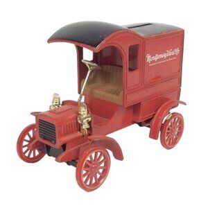 Montgomery Ward 1905 Replica Ford First Delivery Truck Die Cast Metal Bank